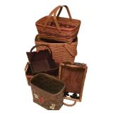 LR - Basket Assortment including Longaberger Baskets (Lot of 6)