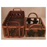 LR - Basket Assortment including Longaberger Baskets (Lot of 6)