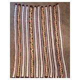 DR - Afghan Blankets - Granny Square & Striped (Lot of 2)
