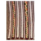 DR - Afghan Blankets - Granny Square & Striped (Lot of 2)