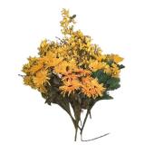 O - Artificial Floral Arrangements Mixed Lot - Pots, Vases & Fronds