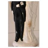O - Wedding Cake Topper - Vintage Wallace Nutting Silhouettes & Frame Pair Mixed Lot