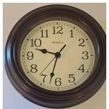 O - Wall Clocks - KESIN, Timekeeper & Westclox (Lot of 3)