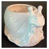LR - Snail Planter, Toothpick Holder & Covered Dish Mixed Lot