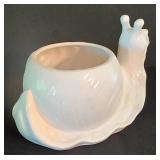 LR - Snail Planter, Toothpick Holder & Covered Dish Mixed Lot