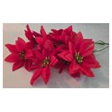 LL-ST - Christmas Santa Sled Tabletop Arrangement Bears & Poinsettia
