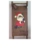 LL-ST - Christmas Santa Sled Tabletop Arrangement Bears & Poinsettia