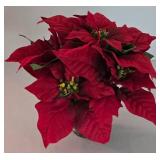 LL-ST - Christmas Santa Sled Tabletop Arrangement Bears & Poinsettia