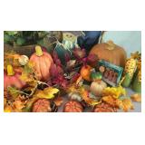 LL-ST - Fall Decor Mixed Lot Boston Warehouse Turkey Spreaders & Harvest Accents