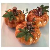 LL-ST - Fall Decor Mixed Lot Boston Warehouse Turkey Spreaders & Harvest Accents