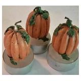LL-ST - Fall Decor Mixed Lot Boston Warehouse Turkey Spreaders & Harvest Accents