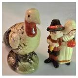 LL-ST - Fall Decor Mixed Lot Boston Warehouse Turkey Spreaders & Harvest Accents
