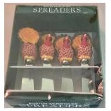 LL-ST - Fall Decor Mixed Lot Boston Warehouse Turkey Spreaders & Harvest Accents