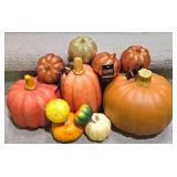 LL-ST - Fall Decor Mixed Lot Boston Warehouse Turkey Spreaders & Harvest Accents