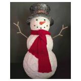LL-ST - Snowman Figures & Candles Mixed Lot Avon Mrs Snowlight, St Nicholas Square