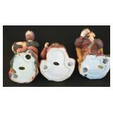 LL-ST - Nativity Set MaxCraft Wooden Manger (Lot of 12)