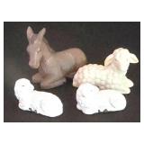 LL-ST - Nativity Set MaxCraft Wooden Manger (Lot of 12)