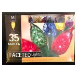 LL-ST - Christmas Lights Mixed Lot - 3 New in Package Sets & 2 Faceted Globe Strings