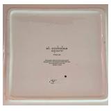 LL-ST - Christmas Serveware Mixed Lot - Teleflora Pedestal Bowl, Snowflake Plates, Holly Napkins & Tray