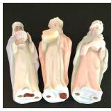 LL-ST - Nativity Scene - Lefton Christopher Collection Wooden Manger (Lot of 12)
