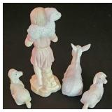 LL-ST - Nativity Scene - Lefton Christopher Collection Wooden Manger (Lot of 12)