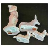 LL-ST - Nativity Scene - Lefton Christopher Collection Wooden Manger (Lot of 12)