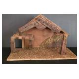 LL-ST - Nativity Scene - Lefton Christopher Collection Wooden Manger (Lot of 12)