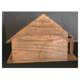 LL-ST - Nativity Scene - Lefton Christopher Collection Wooden Manger (Lot of 12)