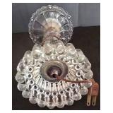 LL-ST - Vintage Hobnail Lamp Mixed Lot - 3 Pieces