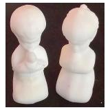 LL-ST - Christmas Ornaments - Goebel, Fenton & Dept 56 White Ceramic Mixed Lot