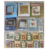 LL-ST - Needlepoint Kits Mixed Lot Bucilla, Jiffy Stitchery, Sunset Stitchery & More