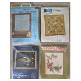 LL-ST - Needlepoint Kits Mixed Lot Bucilla, Jiffy Stitchery, Sunset Stitchery & More