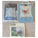 LL-ST - Needlepoint Kits Mixed Lot Bucilla, Jiffy Stitchery, Sunset Stitchery & More