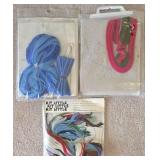 LL-ST - Needlepoint Kits Mixed Lot Bucilla, Jiffy Stitchery, Sunset Stitchery & More