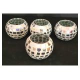 LL-ST - Christmas Angel Candle Holders & Ornament Bowl Mixed Lot