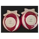 LL-ST - Christmas Serving Trays & Plates Oneida, St. Nicholas Square & Holly Hobbie Mixed Lot