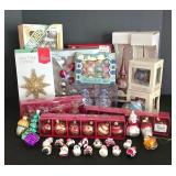 LL-ST - Christmas Ornament Mixed Lot Hallmark Krebs Glas Lauscha Pier 1 Imports