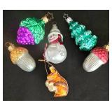 LL-ST - Christmas Ornament Mixed Lot Hallmark Krebs Glas Lauscha Pier 1 Imports