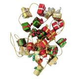 LL-ST - Christmas Decor Mixed Lot - Wrapping Paper, String Lights, Rugs, Basket & Ornaments