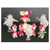 LL-ST - Christmas Figurines Lefton Frisky Friends, Skater