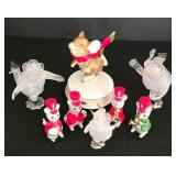 LL-ST - Christmas Figurines Lefton Frisky Friends, Skater