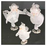 LL-ST - Christmas Figurines Lefton Frisky Friends, Skater