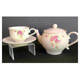 LL-ST - Vintage Teleflora Miniature Tea Set 6-Piece Tea Service