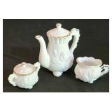 LL-ST - Vintage Teleflora Miniature Tea Set 6-Piece Tea Service