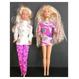 LL-ST - Vintage Barbie Dolls 1996 Pet Doctor & 25th Anniversary Total Hair (Lot of 2)