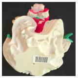 LL-ST - Christmas Figurines Mixed Lot 11 Pieces Enesco Santa Angels Snowmen