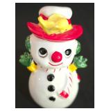 LL-ST - Christmas Figurines Mixed Lot 11 Pieces Enesco Santa Angels Snowmen