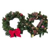 LL-ST - Faux Fir Wreaths (Lot of 2)