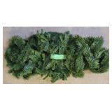 LL-ST - Faux Fir Garland Mixed Lot of 5 One 9 Ft New in Package