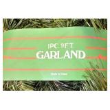 LL-ST - Faux Fir Garland Mixed Lot of 5 One 9 Ft New in Package